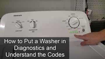 How to Use Troubleshooting Mode on a Whirlpool, Maytag or Amana Washer AND Understand the Codes!