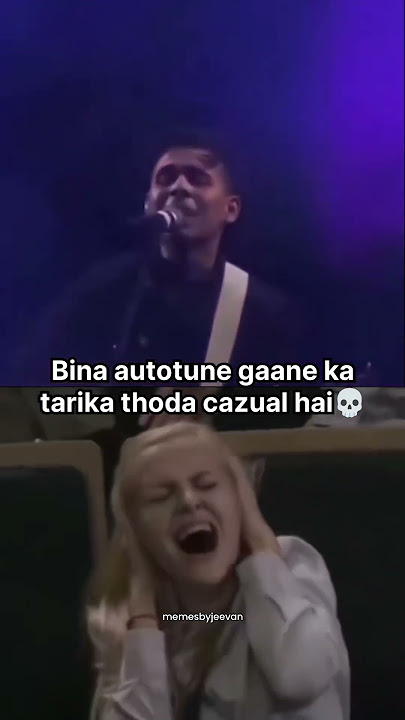 Husn - Anuv Jain Without Auto tune | Funny Meme #music #song #husn #anuvjain #shorts #ytshorts