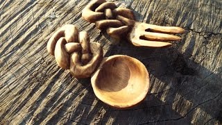 ⁣деревянная ложка своими руками. резьба по дереву. spoon with your hands, wood carving