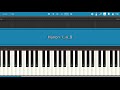 Hanon  exercise no 01 b major  synthesia midi download  le pianiste virtuose  premiere partie