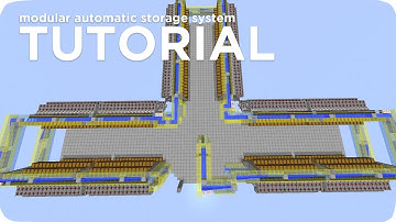 Minecraft Tutorial: Automatic Storage System | Modular, Expandable (1.12-1.13)