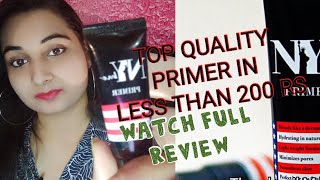 NY BAE PRIMER/ BEST PRIMER AT CHEAP PRICE/AFFORDABLE PRIMER/NY BAE PRIMER REVIEW AND DEMO