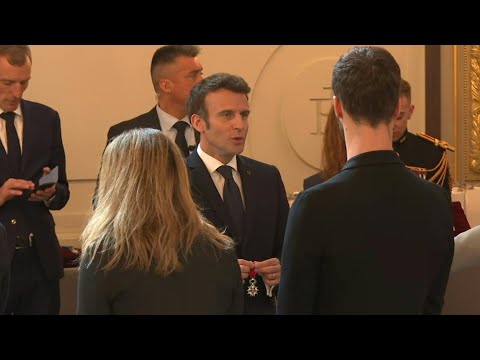 Video: Mikhail Prokhorov received an honorary award from France