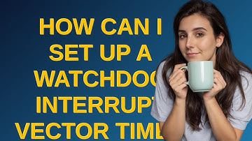 Arduino: How can I set up a watchdog interrupt vector timer on the Arduino Redboard/Uno?