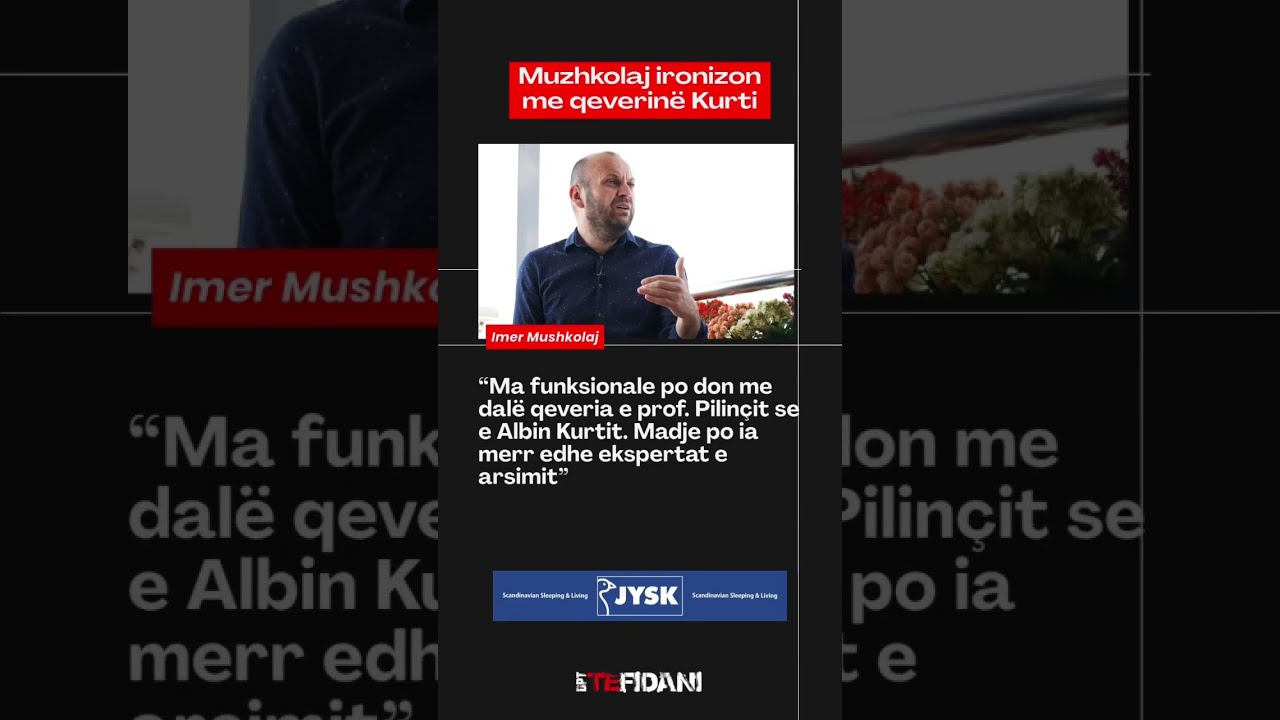 Mushkolaj Ironizon Me Qeverin Kurti