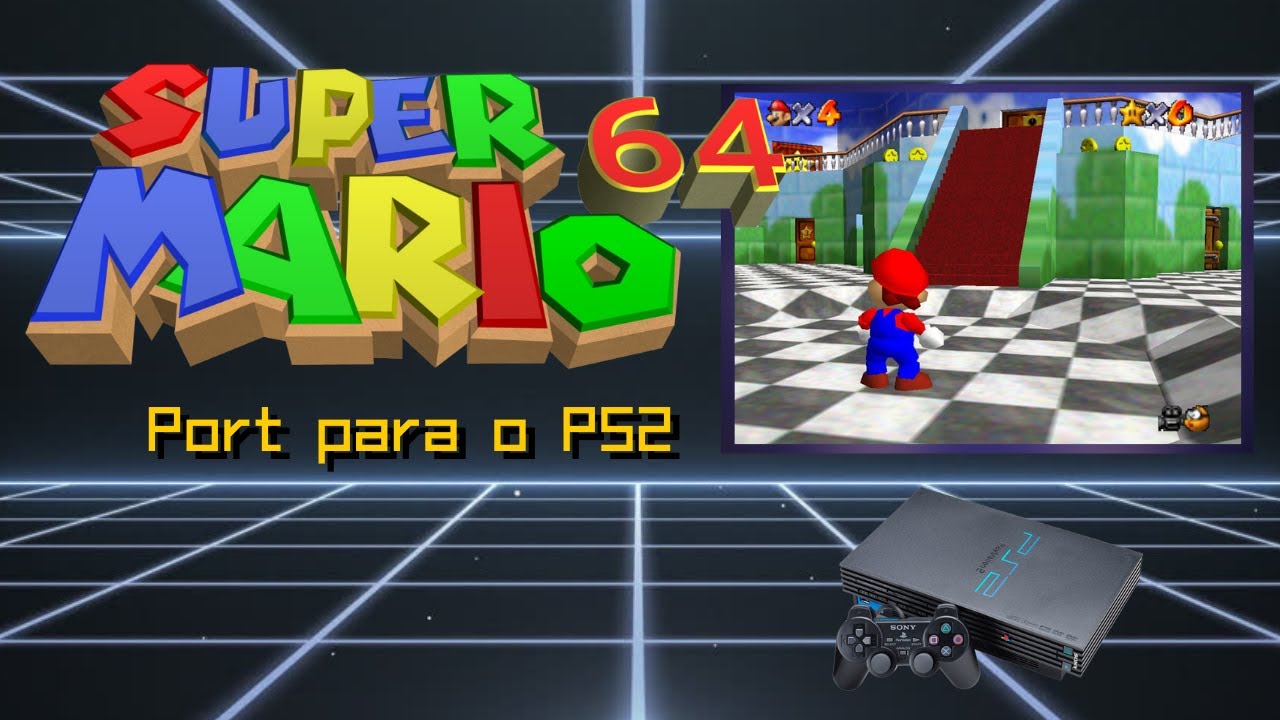 SUPER MARIO 64 - O JOGO DE PS2 E N64 (PT-BR) 