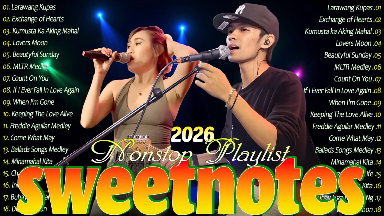 SWEETNOTES Freddie Aguilar 2026 🎀 Bagong OPM Love Songs Nonstop 🎀 Tagalog Medley Love Songs Playlist