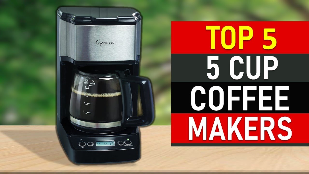 Capresso Black 5 Cup Drip Coffee Maker 