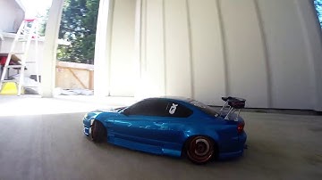 RC Drifting MST FXX-D in the port.