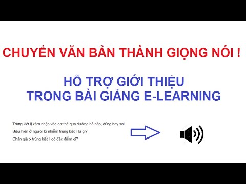 Video CHUYỂN VĂN BẢN THÀNH GIỌNG NÓI - youtube