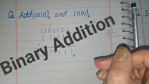 Addition of Binary Numbers in Urdu, Addition of Binary Numbers