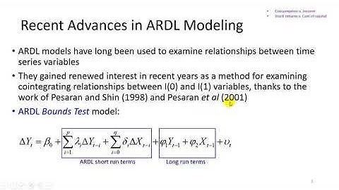 ARDL Bounds Test - 1of6 (Intro)