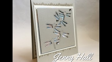 Stamped lace accents with Jenny Hall using Stampin Up products