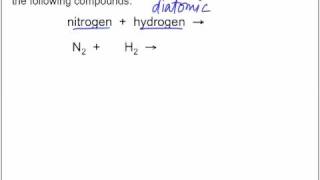 Synthesis Reactions Part 2