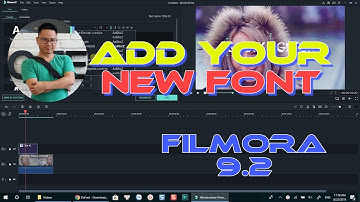 How to Add Custom Fonts In Filmora 9