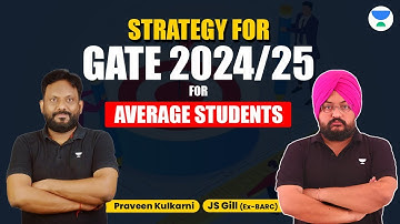 Strategy for GATE 2024/25 for average students by JS Gill Sir & Praveen Kulkarni Sir #mechanical