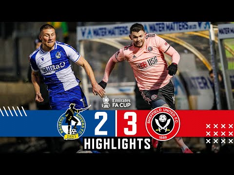 Bristol Rovers 2-3 Sheffield United | FA Cup Highlights | 1st win of the season, Bogle & Burke goals