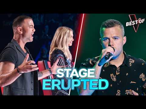 The Coaches Got on Their Feet for This Volcanic Audition! | The Voice