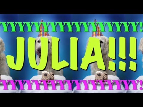 HAPPY BIRTHDAY JULIA! - EPIC Happy Birthday Song