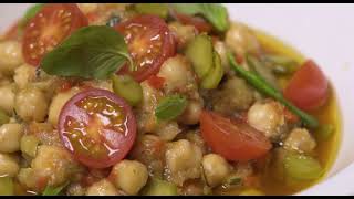 La Cocina de Alcampo | Ensalada de garbanzos con escalivada