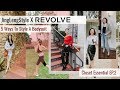 Jinglengstyle x revolve  5 ways to style a bodysuit  closet essential ep 2