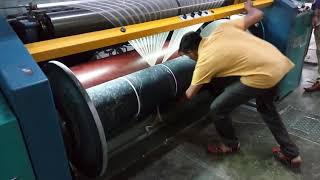 Yarn Warping in Textile Mill