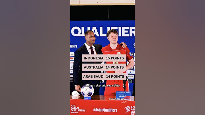 Cara Indonesia untuk lolos langsung ke Piala Dunia