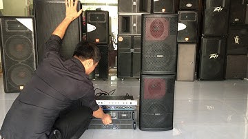 test thử 2 cặp loa audiocenter PF -10+ gửi bạn phúc tphcm cặp DK KH-12 gửi bác hiếu.hưng yên !