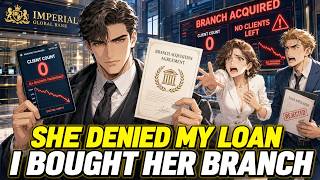 My Banker Wife Denied My Loan for Her Ex. I Bought Her Branch—By Dawn, She Had No Clients Left.