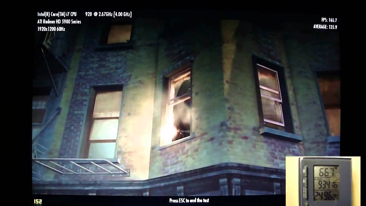 2x ATi 5970 + i7 920 @ 4.2GHz - Mafia 2 Benchmark