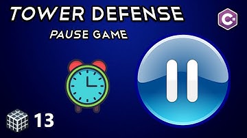 Unity Tower Defense: Pause Game ♖ C# /13