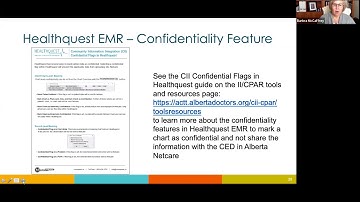 CII-CPAR Healthquest EMR Mapping