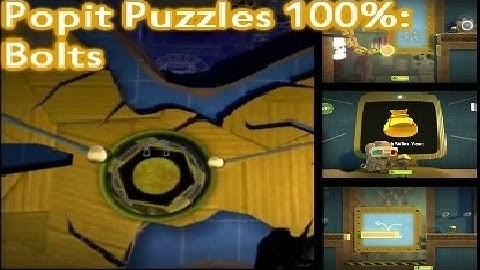 Little Big Planet 3 100% Prize Bubbles - Popit Puzzles 6 Bolts