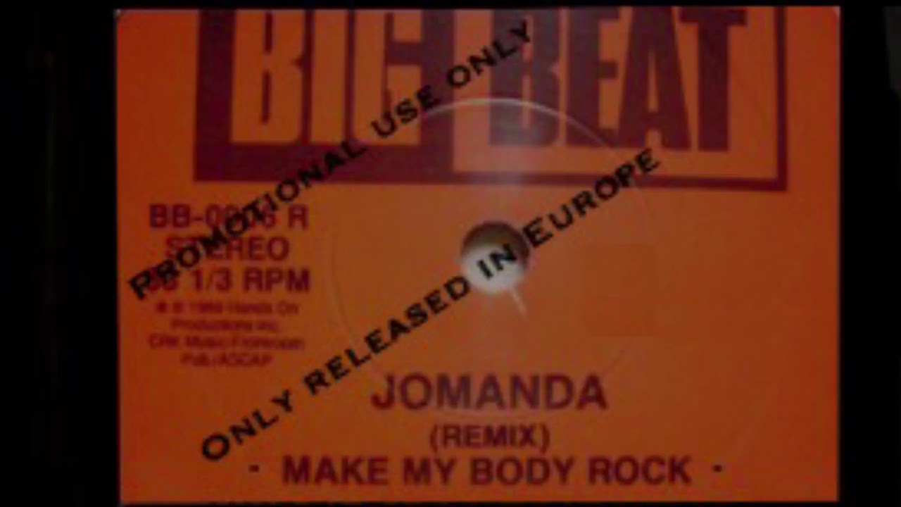 JOMANDA  -   MAKE MY BODY ROCK    (Europe only released version) REMIX