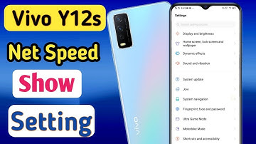 Vivo y12s net speed show/Vivo y12s me net speed kaise dekhe/network speed setting