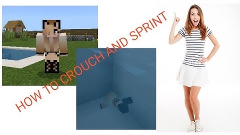 How to crouch and sprint