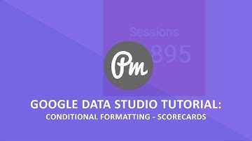 Use Conditional Formatting on a Scorecard in Google Data Studio
