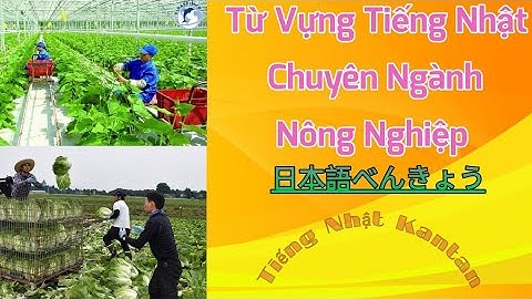 Từ Vựng Tiếng Nhật Chuyên Nghành Nông Nghiệp Phần 2 - Tiếng Nhật Kantan