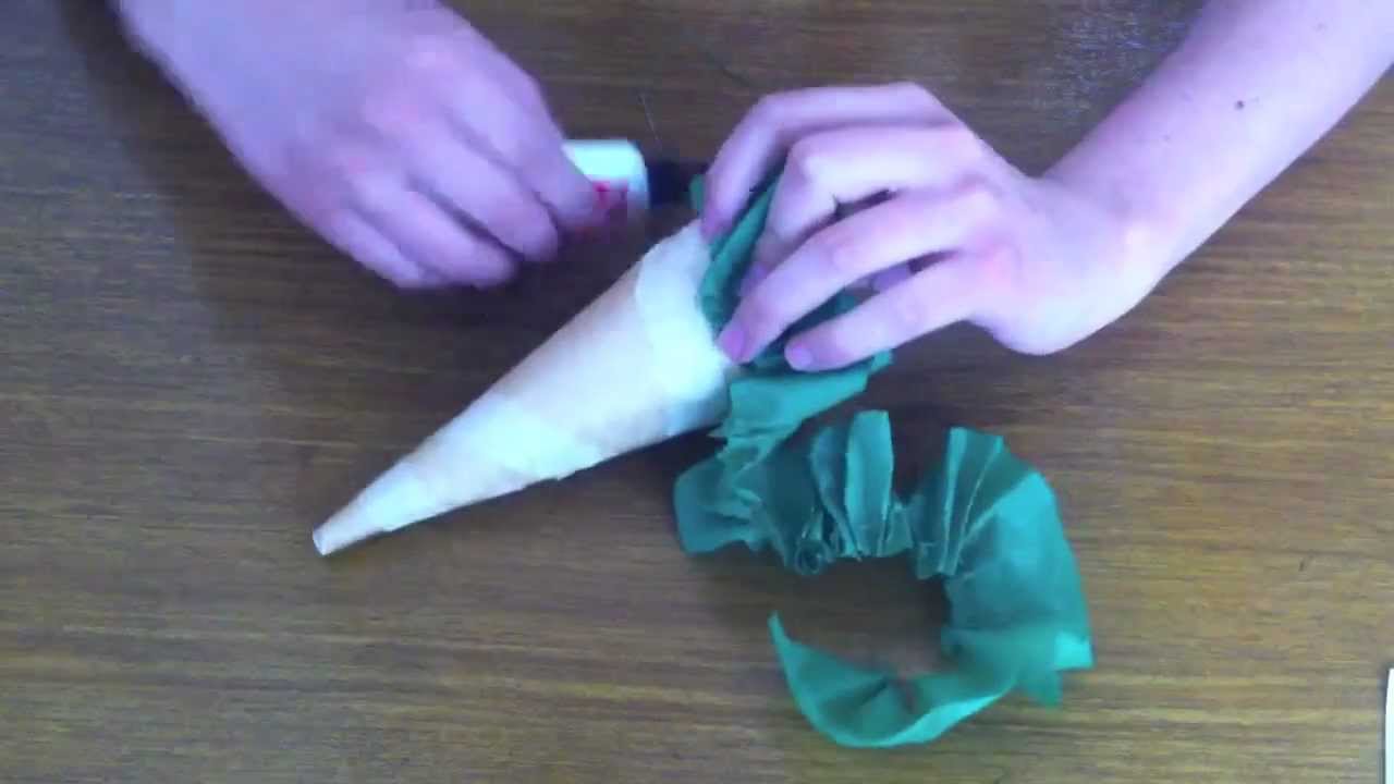 Crepe Paper Christmas Tree YouTube