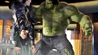 Hulk vs Loki ~ Puny God Hulk Smashing Loki The Avengers   Movie CLIP HD