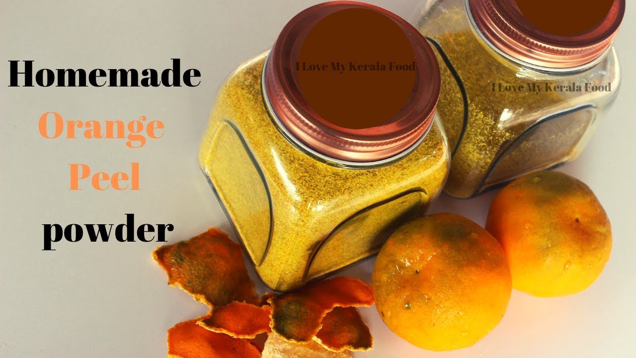 How To Make Orange Peel Powder At Home Skin Brightening ഓറഞ്ച് പീ