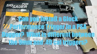 PSA Dagger Compact FDE 9mm pistol - Glock 19 Performance Trigger installation & difference in models