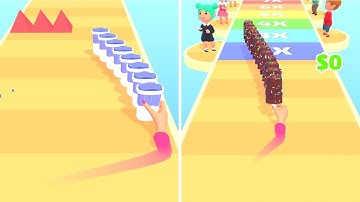 Popsicle Stack All Android IOS Levels walkthrough Gameplay lvl 3-4