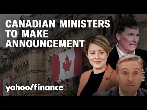 LIVE: Canadian Ministers Joly, LeBlanc and Francois-Phillippe Champagne make an announcement LIVE: Canadian Ministers Joly, LeBlanc and Francois-Phillippe Champagne make an announcement