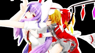 【東方MMD】くすぐりキャットファイト クリスマス杯【紙芝居】