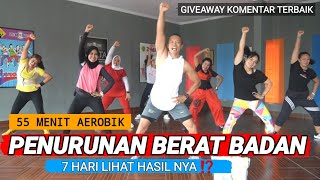 7 Hari penurunan berat badan | 55 menit Aerobik super HOT