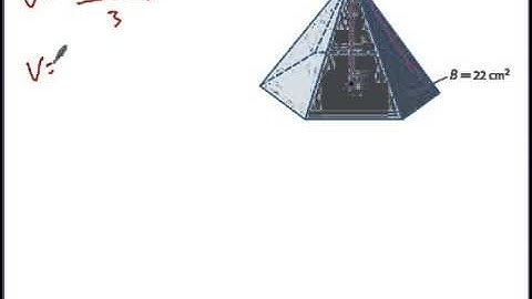 12-5 Volumes of Pyramids and Cones