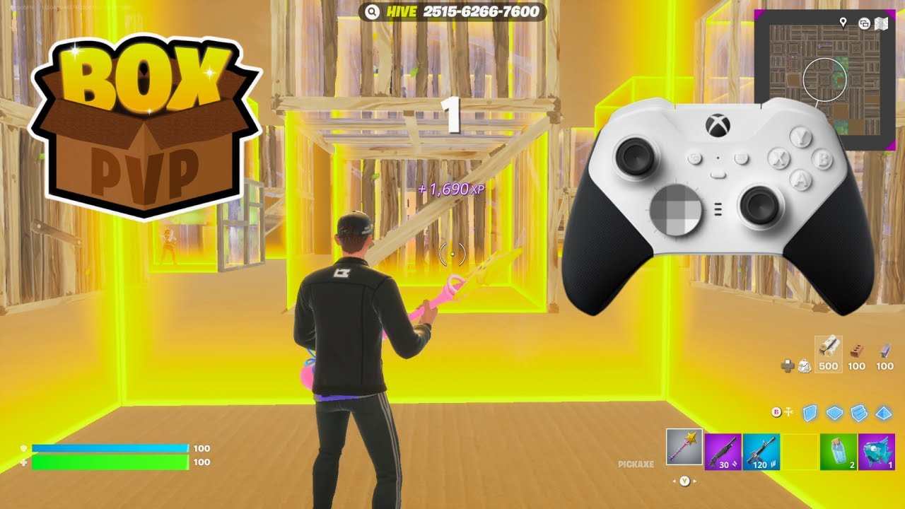 Xbox Elite Series 2 Core Controller 😴 (Fortnite Box Fight Gameplay) 4K