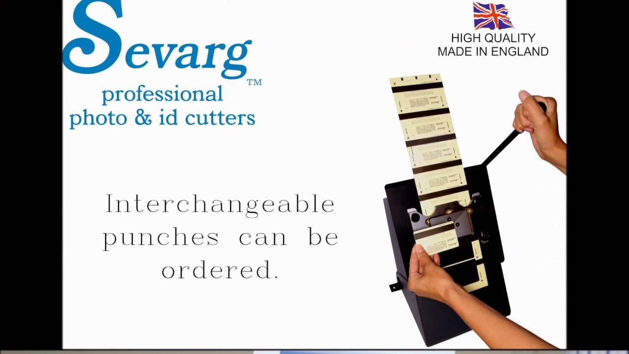 Sevarg™ SSP hand cutter- Hand slot/Hole punch/ID-cards 