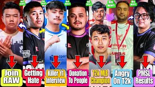 4M Owner Angry On T2k🤬| Rigg Join Raw💗| Himson Getting Hate | Cr7 Horaa Donate | Killer YT Interview